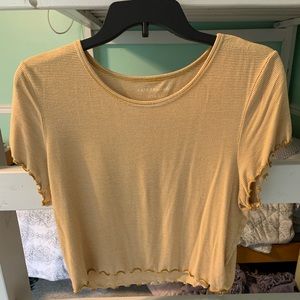 American Eagle Soft & Sexy cropped baby tee